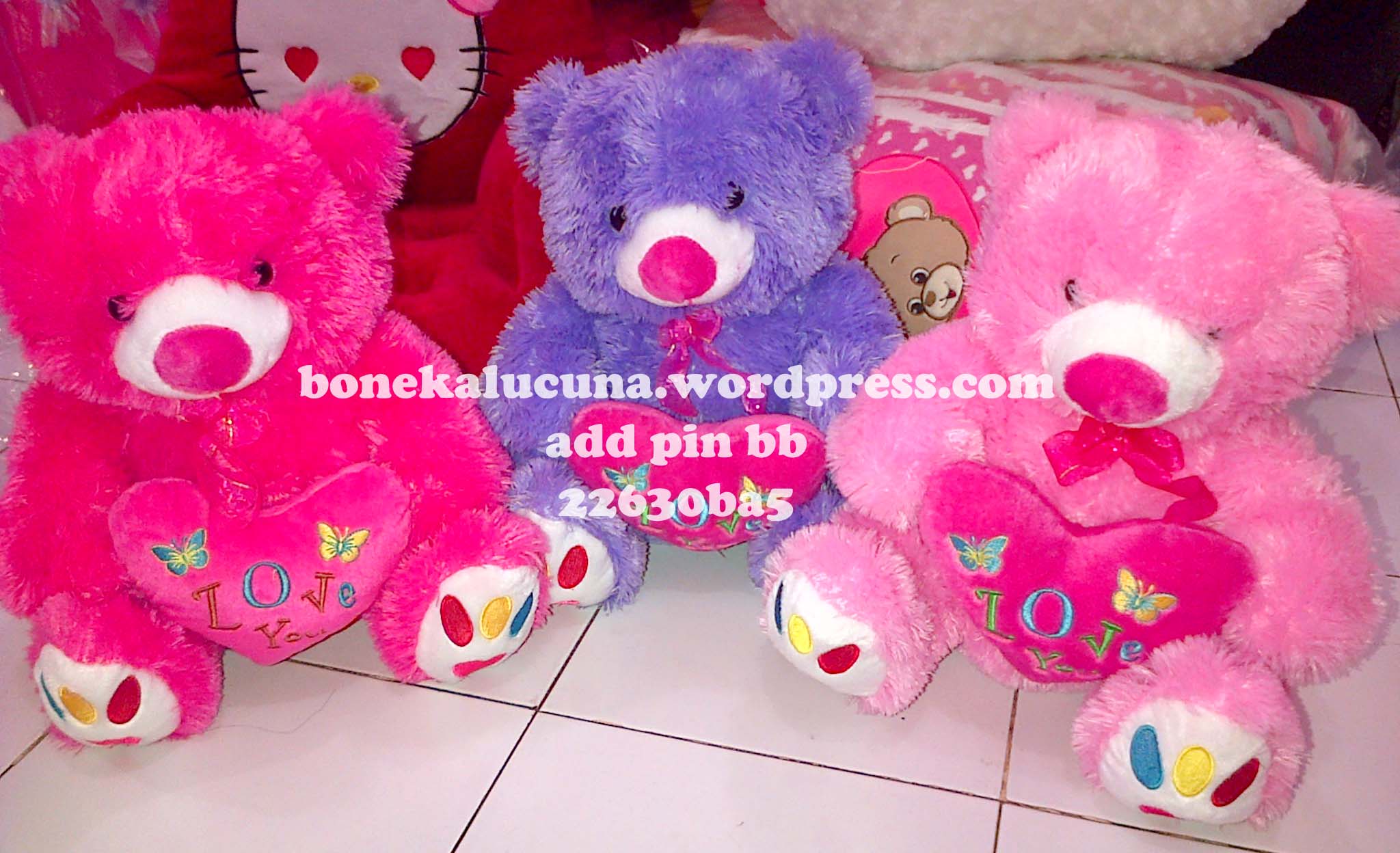 Boneka Beruang Love Boneka Lucu Toko Boneka Online Jual